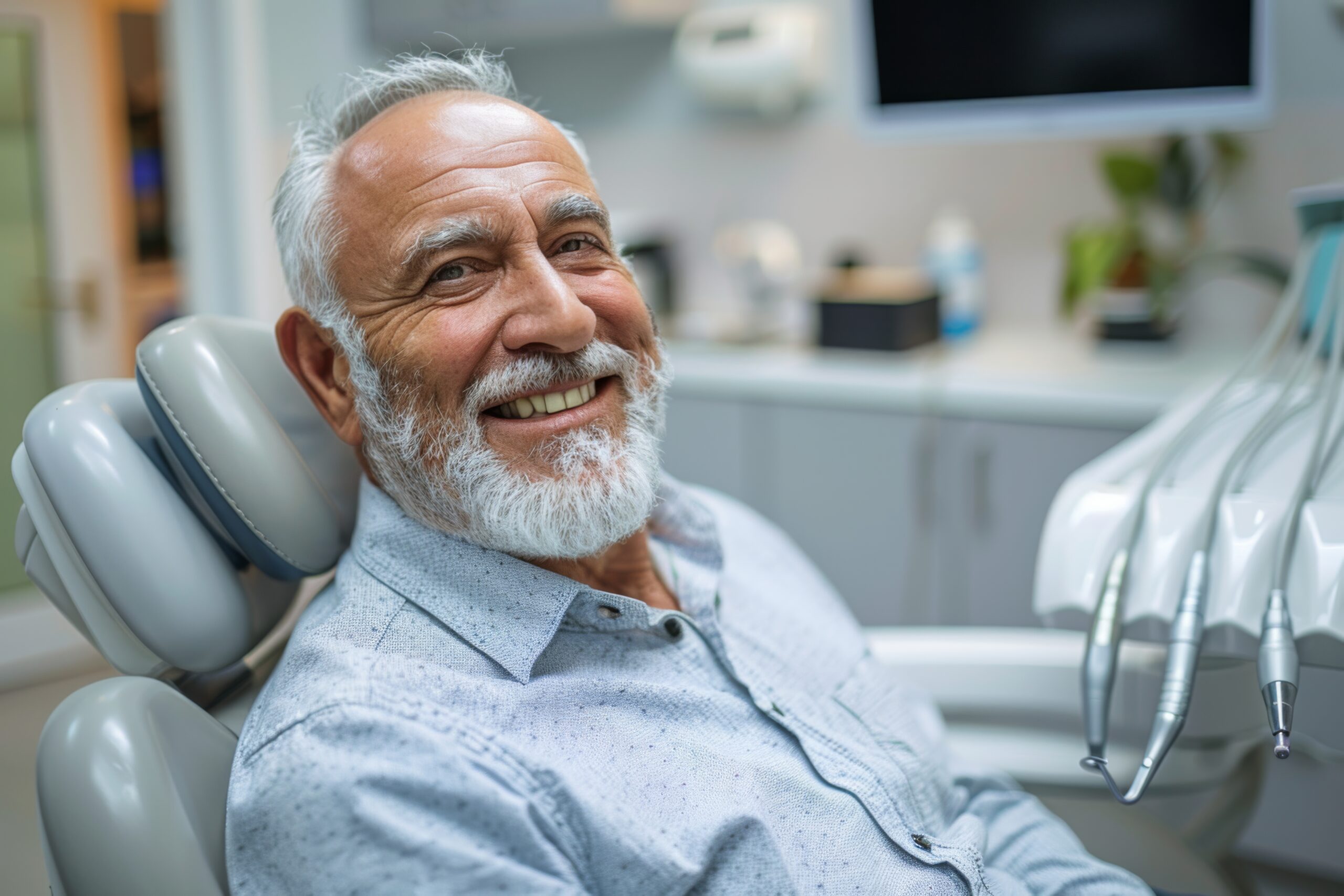 senior-man-dentist-office