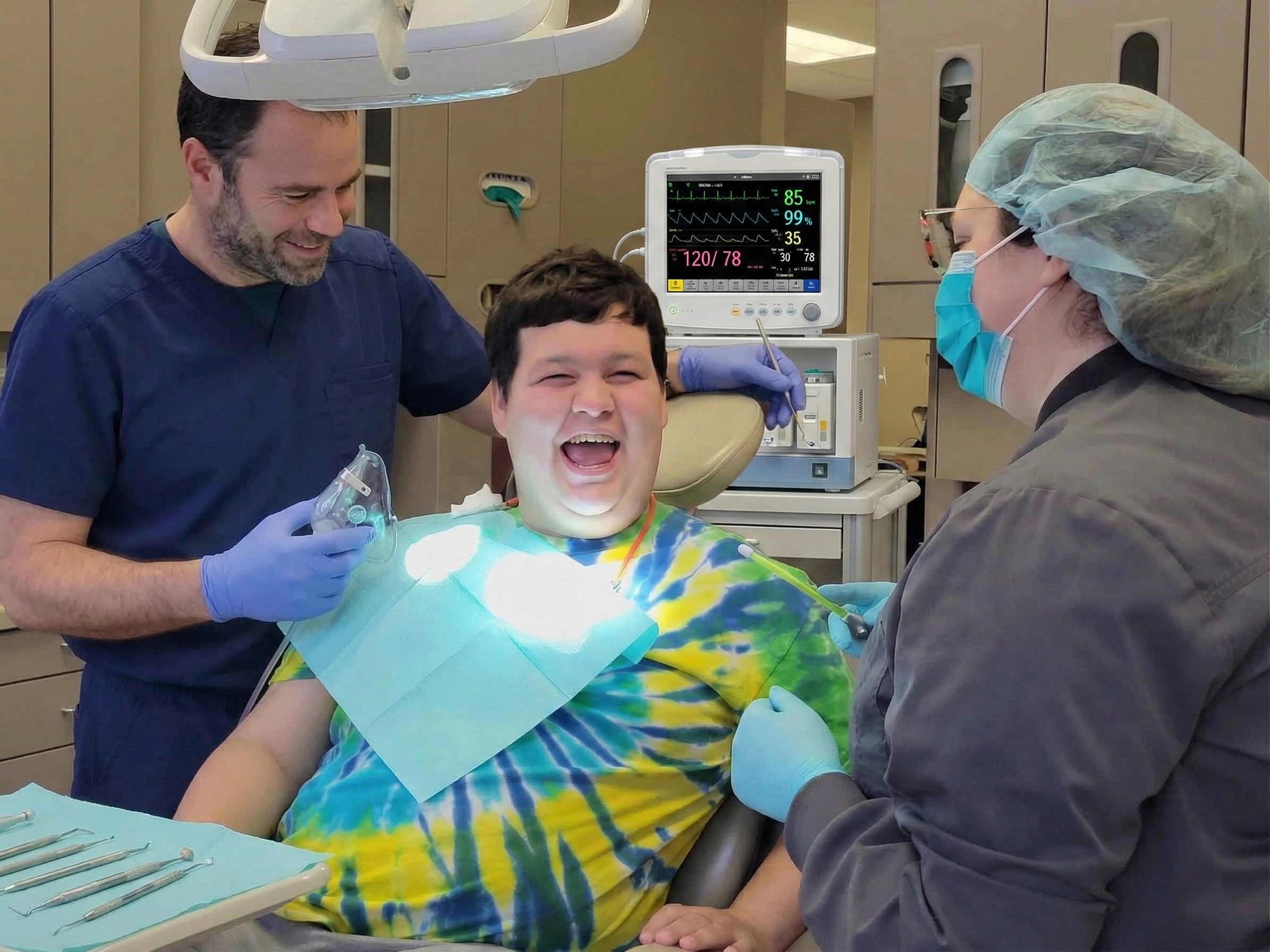 Mobile Anesthesia for Special Needs Patients forms for adults and pediatric patients.